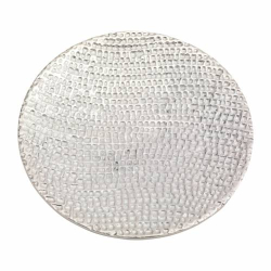 Aluminium coaster honeycomb D 14 cm