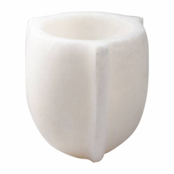 White stone incense bowl 