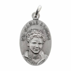 Medal Świętego Karola Acutisa w Srebrze 925