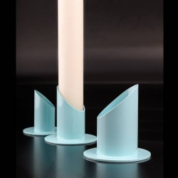 Candlestand light blue