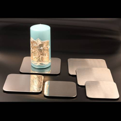 Square and polished plate