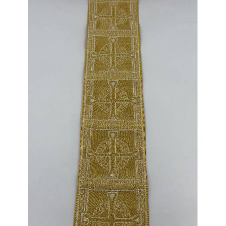 Szeroki Galon (10,5 cm) Liturgiczny Półmetalowy EMMA 250