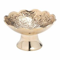 Floral incense bowl