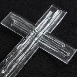 Krzyż ze Szkła Fusionnowego do Rozłożenia