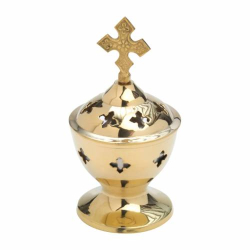 Perforated incense burner