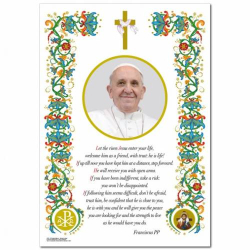 Obraz ze Złotym Nadrukiem na Papierze Pergaminowym