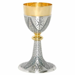 Nowoczesny Kielich Eucharystyczny Mosiężny