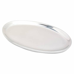 Polished aluminium coaster