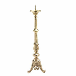 Duży Błyszczący Kandelabr H 62 cm