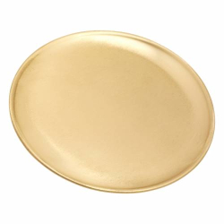 Matte brass coaster D 17 cm