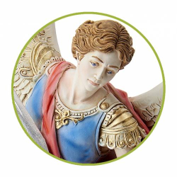 Figura z Malowanej Żywicy Świętego Michała Archanioła