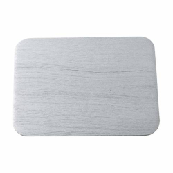 Silver aluminium coaster
