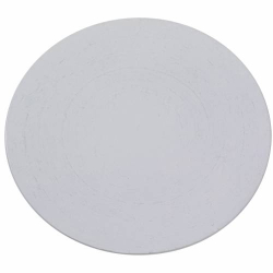 Portacandela alluminio bianco D 14 cm