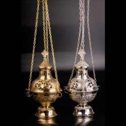 Turybularz H 28 cm Niklowany