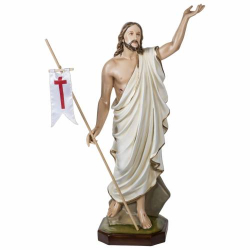 RISEN CHRIST IN FIBERGLASS