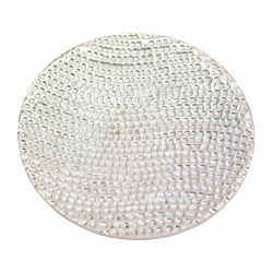 Aluminium coaster honeycomb D 12 cm