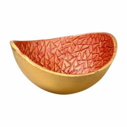 Incence bowl gold coloured