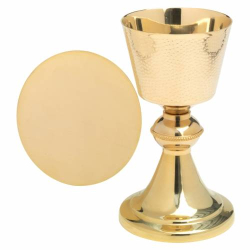 Kielich z Pateną Złoconą H 19 cm
