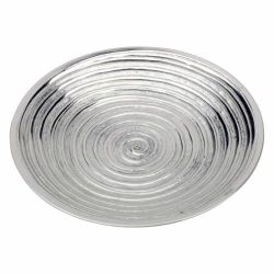 Round brass coaster