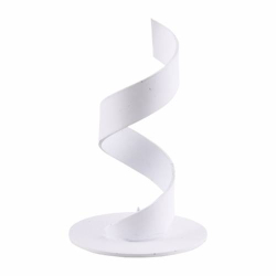 White Candle stand in Aluminium