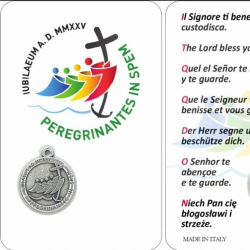 Karta Jubileusz z Posrebrzanym Medalikiem