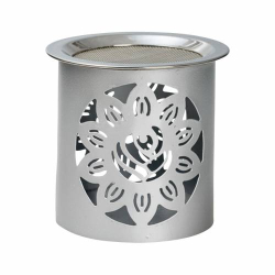 Incense burner iron, silver coloured