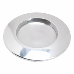 Nickel-plated aluminium candle plate