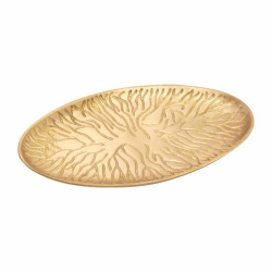 Coaster oval 18x9 cm matt