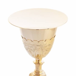 Chalice - paten - gold-plated - brass