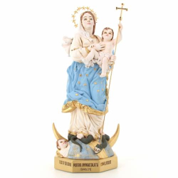 Figurka Maryi Niepokalanej z Kolorowego Marmurowego Proszku