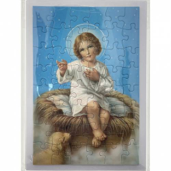 PZM06 PUZZLE BOŻONARODZENIOWE Z PERSONALIZOWALNYM PRZESŁANIEM