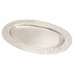 Oval candle plate 14x8 cm