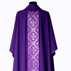 Violet chasuble