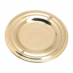 Round brass coaster D 13 cm