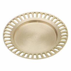 Portacandela ottone oro opaco