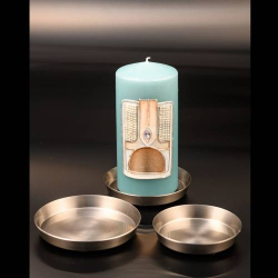 Candle Plate stainless steel