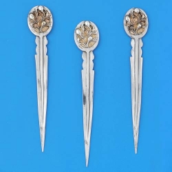Set Pins in Silver
