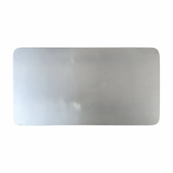 Rimless and rectangular Plate