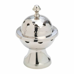 Incense burner nickel plated