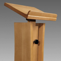 Pulpit Drewniany z Czerwonym Krzyżem - Art. 504