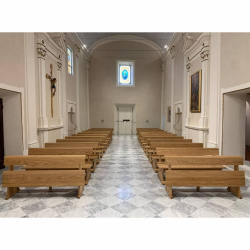 Ławka Drewniana - Mod. Św. Pius X