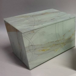 Cinerary Urn in Glass Marm Color 02