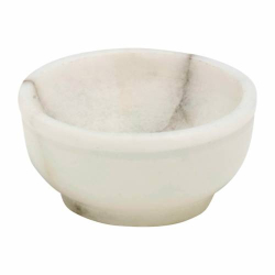 White soapstone incense bowl